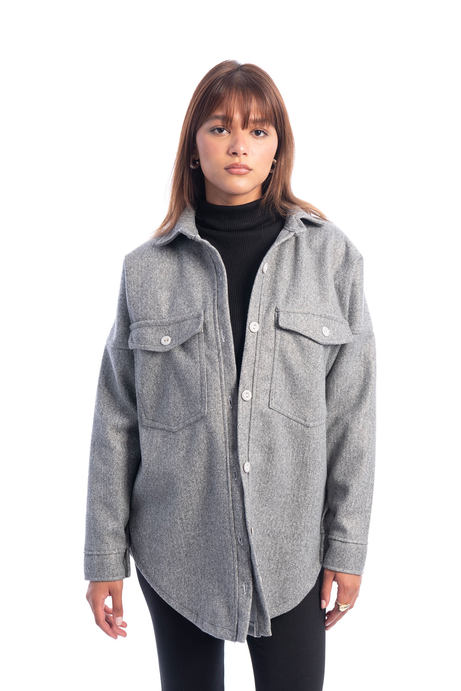 Woolen Shirt Jacket